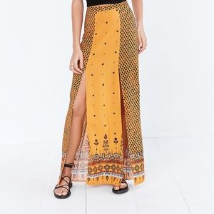 Ecote split maxi skirt